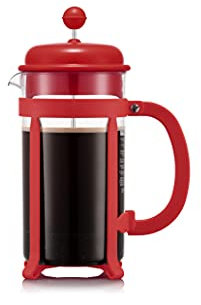 BODUM 1908-04 JAVA Cafetière à piston, monture et couvercle en plastique, 8 tasses, 1.0 l