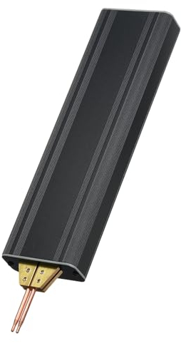 Shkalacar Tragbares Punktschweißgerät, 5 Gänge Verstellbar Handpunktschweißgerät mit USB-Aufladung, 0,1–0,15 mm Dicke, Punktschweißen, 18650 Lithium-Batterie, Nickelblechschweißgerät für DIY
