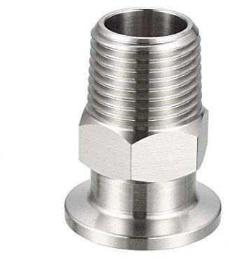 XYWHPGV Sanitär-Rohrfitting 1/2 PT Außengewinde auf 1,18 Ferrule Edelstahl-Klemmfitting, Packung mit 1(fdc31 42cb7 5b023 6b10e 9e48c c623d