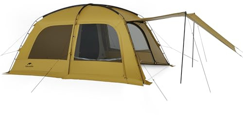 Naturehike 4 seasons waterproof camping tent with chimney 3-6 persons thermal Hot tent family tent suitable for camping, car travel