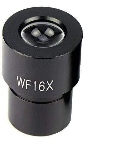 Zubehör für Labormikroskope Mikroskopokulare 16X Weitwinkelokular WF16X Biologisches Mikroskopobjektiv 23,2 mm Einbaugröße(1 Piece)