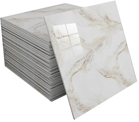 Ceiling Tiles, Ceiling Cladding, Self-Adhesive PVC Ceiling Panels, Peel-and-Stick Ceiling Tiles, Waterproof, Easy to Clean, Stick-on, Lightweight, for Home and Office Decoration(B,90 Tiles)