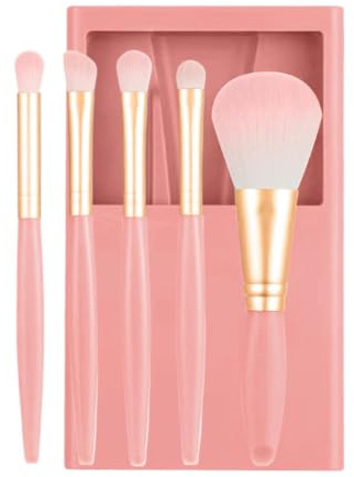 Resestorlek makeup- , liten sminkborstsats resestorlek | Bärbart fundamentpulver concealer ögonskugga applikator för kvinnor, flickor