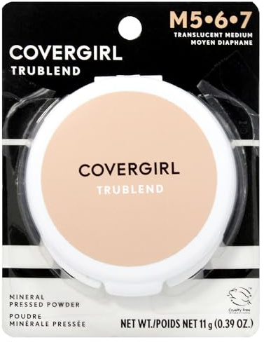 CoverGirl Trublend Minerals Pressed Powder, Translucent Medium 4, 0.39-Ounce by COVERGIRL