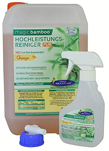 AQUA CLEAN Magic Bamboo Hochleistungsreiniger 5l Hochkonzentrat (Orange)