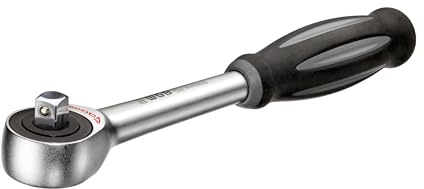 3/8 Rotationsknarre, 60 Zähne | DIN 3122 D | drehbar | Rotary | No.2528 | WGB