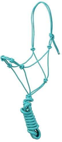 Yearling Cowboy Knot Halter & Lead (Teal)