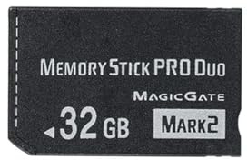 High Speed 32 GB Memeory Stick Pro Duo (Mark2) PSP-Speicherkarte kompatibel mit PSP1000 2000 3000 Kamera-Speicherkarte