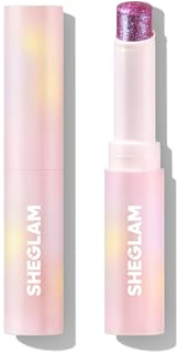 SHEGLAM Crystal Jelly Glaze Eye Shadow Stick Eyeliner Brightener Pencil with Brush Easy to Blend Long Lasting Shimmer-Lilac Luster