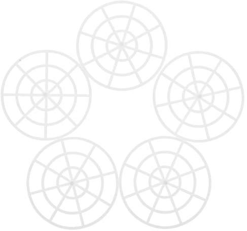 HOLIDYOYO 5pcs Mason Jar Press Tool with Mesh Helper Fermenting Weights for Pickling Fermentation Portable Vegetable Press Practical Kitchen Accessory for Even Pressure Flavor Preservation