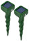 Repulsif Taupe Solaire, Anti-Taupe Solaire Vibration et Ultrasons, IP66 Imperméable Anti Taupe, Repousse Taupes, Serpents, Campagnols, Gophers pour Jardin et Pelouses (2 Pièces)