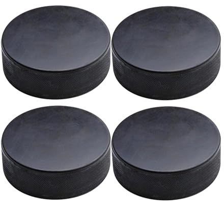 Street Hockey Puck Reglementerad Storlek 7,6 Cm Diameter 2,5 Cm Tjocklek