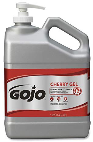 Gojo 235802EA Cherry Gel Pumice Hand Cleaner, Cherry, 1 gal