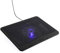 Base de refroidisseur pour ordinateur portable avec ventilateurs très silencieux, coussinet principal refroidisseur avec support ergonomique, design de concentrateur USB spécial Tampon refroid(noir)