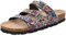 Rohde Damen, Frauen, Klassische Sandalen, Sandalen,Pantoletten,Sommerschuhe,Hausschuhe,Kork-fußbett,Multicolor,36 EU / 3.5 UK