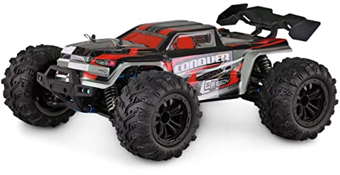 Amewi 22605 Conquer Race fjärrstyrd truggy, röd, 1:16