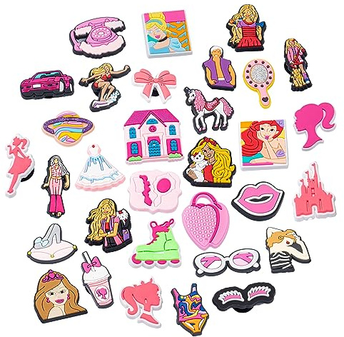 Zapatilla Charms Crocs Y2K Accesorios Decorativos Duraderos e Impermeables Conector Set Zapatos, Pines para Niños Adolescentes Mujeres de Fiesta de Cumpleaños