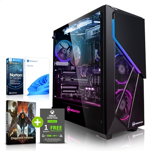 Megaport Gaming PC AMD Ryzen 5 7500F • Windows 11 • GeForce RTX5070 12GB • 32GB DDR5 • 1TB M.2 SSD • Gamer pc Computer Gaming rechner