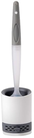 Escobilla de inodoro con dispensador de jabón, fregona para inodoro | Cepillo de limpieza de taza de inodoro | Escobilla de inodoro recargable para montaje en pared, escobilla de inodoro con