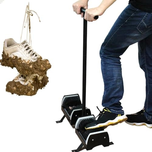 Raschietto Pulizia Delle Scarpe,Intelligente Pulizia Suola,Spazzola per Rimozione Fango Dagli Stivali Esterno,Raschietto Pulire Scarpe E Stivali,Per Porta Ingresso,Giardino Fattoria