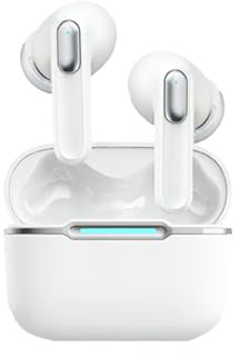 Sungive Auriculares Amplificador 2025 Bluetooth 5.4 ANC+ENC, Cero Retraso HiFi Estéreo, Compatibles iOS/Android, Estuche Carga Rápida, Regalo Perfectol Mayores (No Audífono Médico),Blanco
