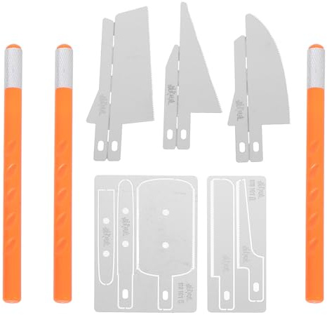 BESPORTBLE Modellbauwerkzeuge Handsäge für Präzise Modellierung mit Metallklingen Stabiles 1 Satz Handwerkzeug für Plastikmodelle und Modellbausätze Beim Detailbasteln