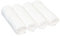 Bornino 4er Pack Mullwindeln Basics, Stoffwindeln, Spucktücher saugstark, 80x80 cm, weiß