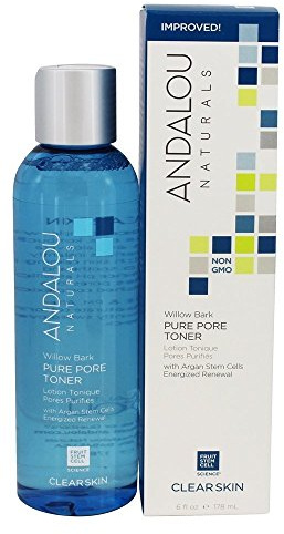 Pack of 1 x Andalou Naturals Clarifying Aloe plus Willow Bark Pore Minimizer - 6 fl oz