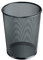 Herlitz 1607068 Papierkorb 18l Manhattan schwarz mit Drahtgitter Mesh