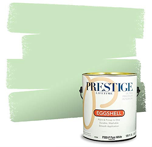 PRESTIGE Paints Interior Paint and Primer In One, 1-Gallon, Eggshell, Comparable Match of Benjamin Moore* Pastel Green*