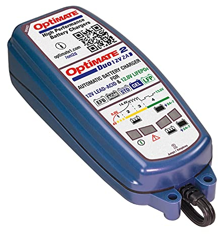 Optimate 2 DUO - 5-stufiges 12V/12,8V 2A Batterielade- und Wartungsgerät