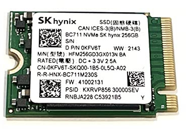 OEM SK Hynix 256 GB M.2 PCI-e NVME Internal solid state drive 30mm 2230 Form factor