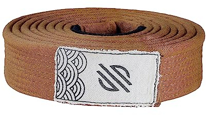 Sanabul Vintage Series BJJ Belt for Men & Women Brazilian Jiu Jitsu Belt for Jiu Jitsu Gi, Vintage Brown, A3