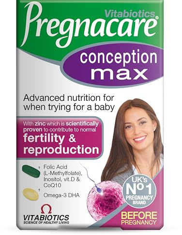Pregnacare Max Fertility and Conception Support for Women - Maximum Support for Women Fertility, Conception and Ovulation