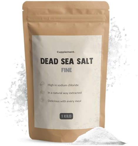 Cupplement - Döda havssalt 1 kg – högsta kvalitet – fint salt