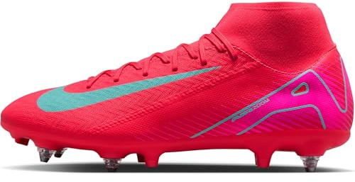 Nike ZM Superfly 10 Acad SG-PRO AC, unisex-vuxen sneakers, Ember Glow Aurora Green, 41 EU