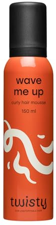 Twisty Wave Me Up Haarschaum – Lockenschaum Naturlocken Curl Mousse – Locken Schaumfestiger für Locken & Wellen - 150 ml