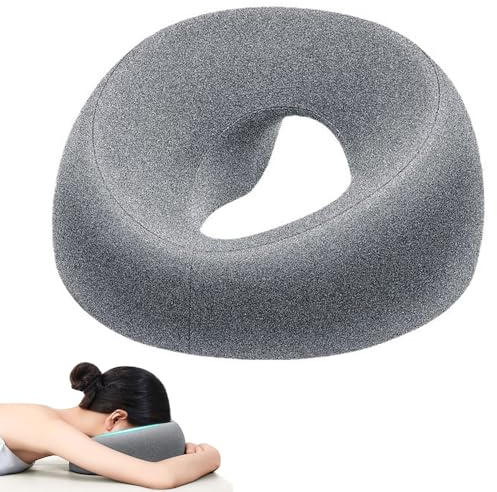 SKIKHN Coussin Massage Visage, Coussin Massage Facial, Cou-ssin Confortable en Forme De U, Cou-ssin Trou Visage pour Table De Ma-ssage, pour Spa Ma-ssage Salon Beauté
