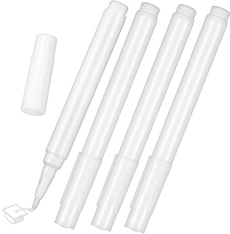 SEWACC 4 Piezas Película De Pizarra Rotulador Para Pizarra Blanca Borrado En Seco De Pizarra Blanca Tiza Gigante Marcadores Líquidos Rotulador Permanente Fibra De Poliester