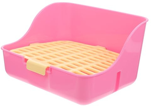 Toddmomy Bac à Litière pour Animal De Compagnie Toilettes Pot pour Petit Animal Coin Apprentissage Espace Adapté Aux Rongeurs Adultes Et Cochons