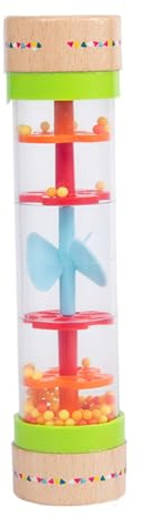 Bâton De Pluie, Instrument De Musique Shaker Bâton De Pluie Son Apaisant | Secoueur Pour Petits Pâques École Maternelle Sensoriel Apaisant Tube Musical Jouet Apprentissage Enfant