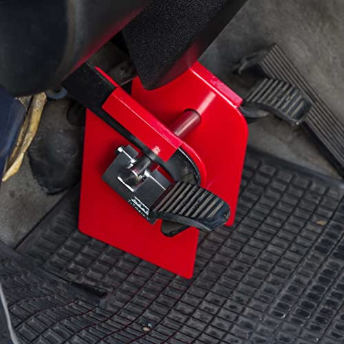 ZenithAur Blocco pedale freno frizione con dispositivo antifurto 82TI 70 Block Lock con solida struttura in acciaio inossidabile per cambio manuale T3