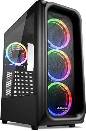 Sharkoon TK5M RGB, Gaming PC Gehäuse