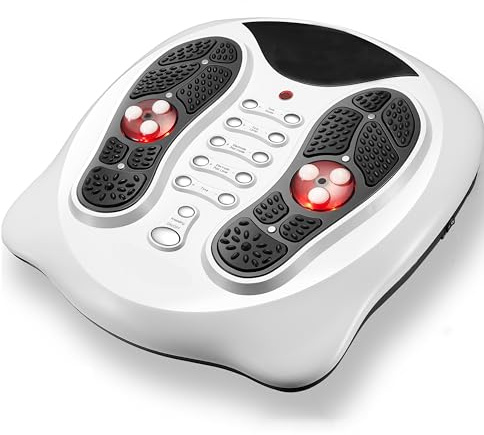 FIT KING Neuropathy Pain Relief for Feet Massager, EMS Foot Massager for Neuropathy with TENS Pads, Foot Circulation Stimulator for Plantar Fasciitis, Diabetes Feet Pain Relief