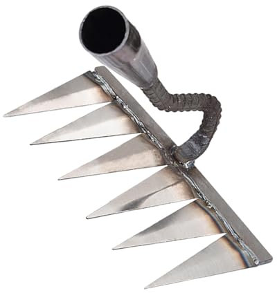 Rastrillo de jardín de cultivo, Rastrillo de garras de jardinero, Rastrillo de malas hierbas para cortar, Herramientas agrícolas, Deshierbe, Picar, Rootear el suelo, Artefacto de aflojamiento,