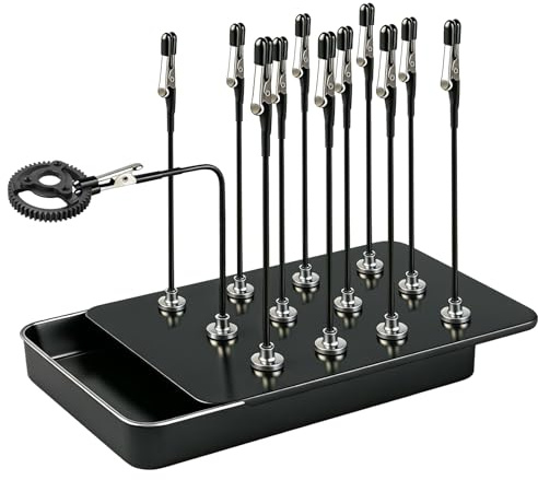 12PCS Model Holder for Painting with Magnetic Alligator Clip Sticks