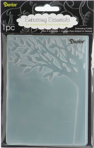 Darice 1218-40 Leafy Tree Trunk Embossing Folder, 4.25 by 5.75-Inch