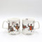 Bryn Parry Cartoon Shooting Themed Bone China Mug. Open Season, Closed Season