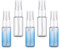 5 Stück 20ML Sprühflaschen Kosmetische Nebelflasche Transparente Kunststoff Sprühflasche Feiner Nebel Sprühbehälter Tragbare Sprühen Behälter für Frauen Herren Nachfüllbare Toilettenartikel