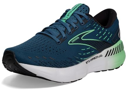 Brooks 1103831D439 Glycerin GTS 20 Sneaker Male Moroccan Blue/Black/Spring Bud UK 8.5